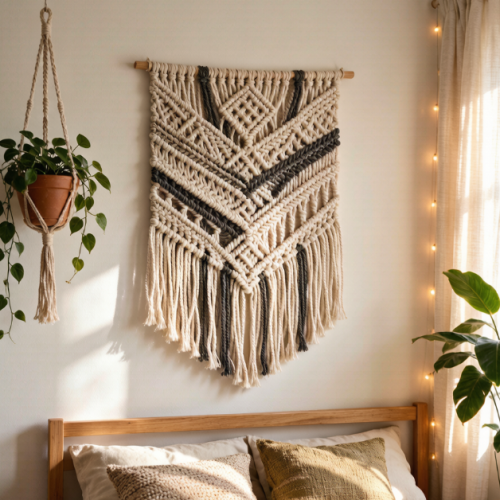 Boho Macrame Wall Hanging